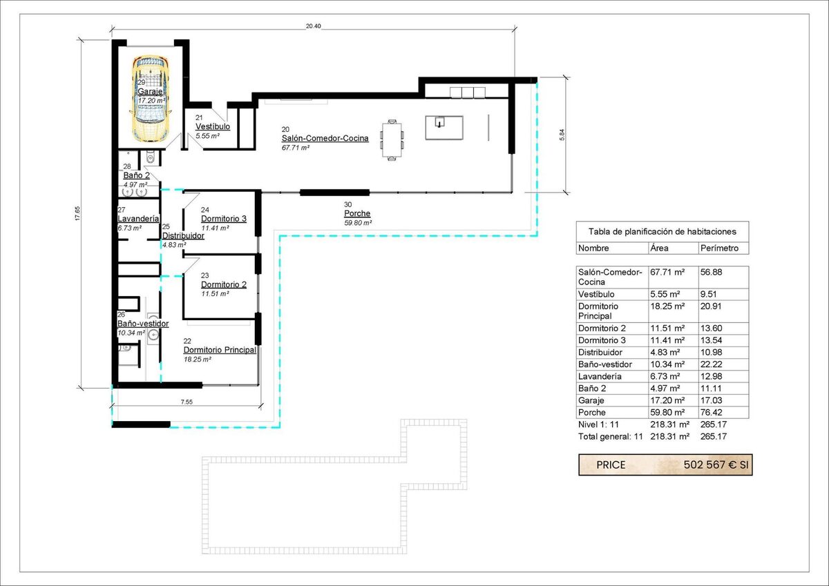 Вілла з 3 спальнями, 265м² в Піносо, Іспанія [ID: 0137-N9953]
