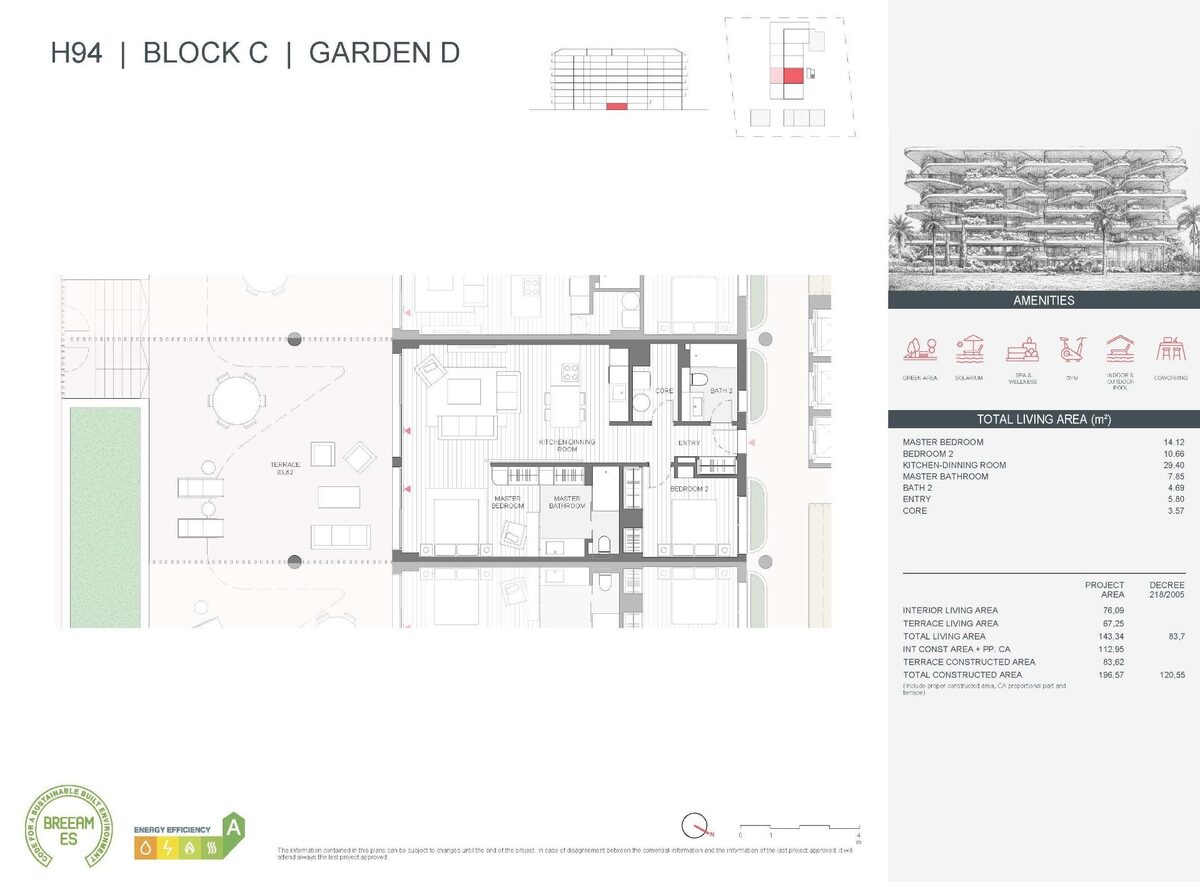 Квартира з 2 спальнями, 120м² в Фуенхірола, Іспанія [ID: 0137-SP1800]