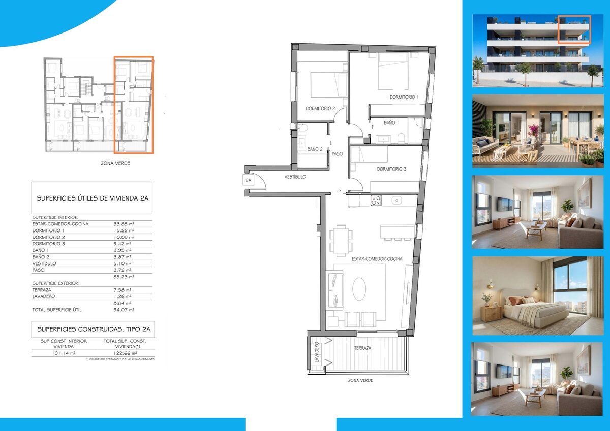 Пентхаус з 3 спальнями, 122м² в Беніхофар, Іспанія [ID: 0137-N9942]