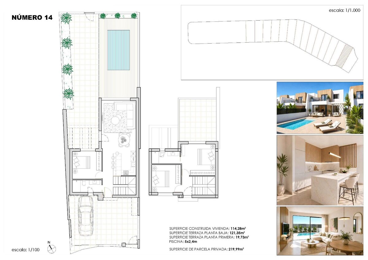 Таунхаус з 3 спальнями, 114м² в Торре-Пачеко, Іспанія [ID: 0137-N9932]
