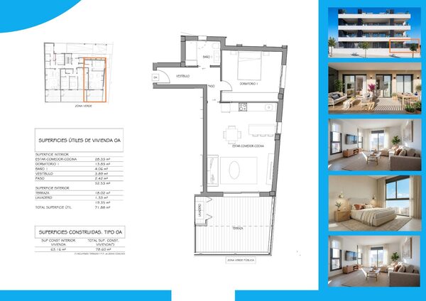 Квартира в Беніхофар, Іспанія, 78м² - зображення 13