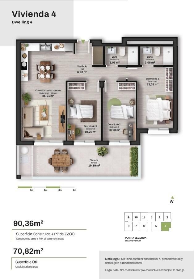 Пентхаус з 3 спальнями, 90м² в Мохакар, Іспанія [ID: 0137-SP1836]