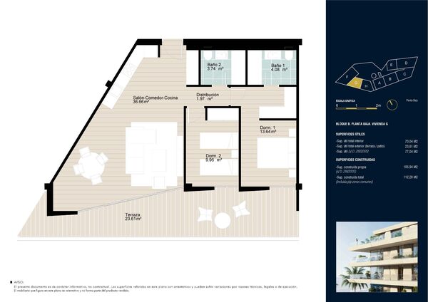 Квартира в Манільва, Іспанія, 105м² - зображення 11
