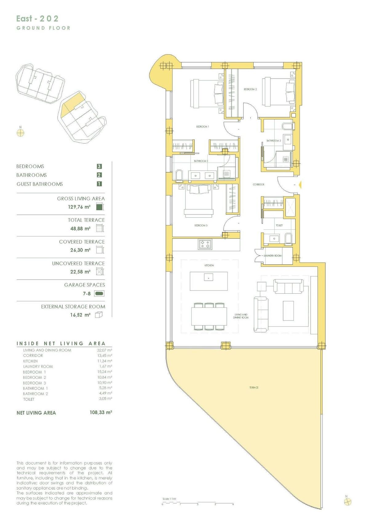 Квартира з 3 спальнями, 129м² в Естепона, Іспанія [ID: 0137-SP1807]