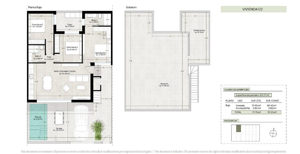 Townhouse with 3 bedrooms, 92m² in Alhama de Murcia, Spain [ID: 0137-N9968]
