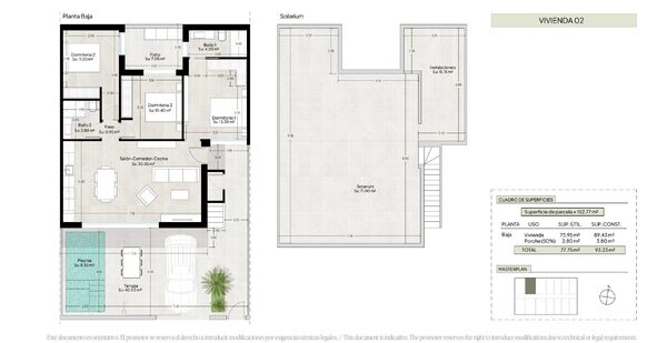 Таунхаус в Алама-де-Мурсия, Испания, 90м² - изображение 12