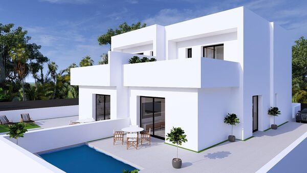 Willa w Daya Nueva, Hiszpania, 130m²