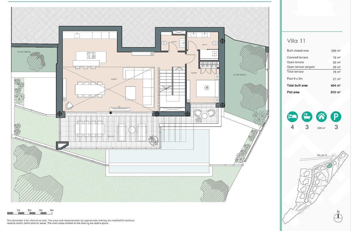 Willa z 5 sypialniami, 404m² w Малага, Hiszpania [ID: 0137-SP1865]