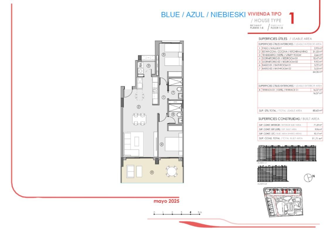 Квартира з 3 спальнями, 103м² в Торрев'єха, Іспанія [ID: 0152-573543_403843]