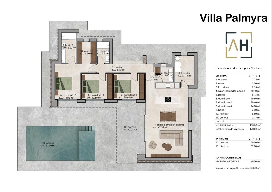 Вілла з 3 спальнями, 160м² в elche-elx, Іспанія [ID: 0152-524284_489095]