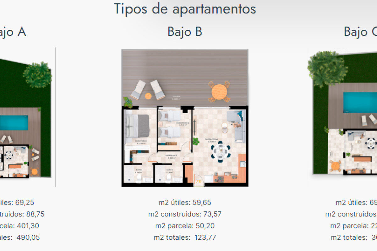 Квартира з 2 спальнями, 88м² в Фінестрат, Іспанія [ID: 0152-523128_59532]