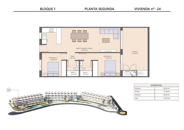 Квартира в Фінестрат, Іспанія, 87м² - зображення 17