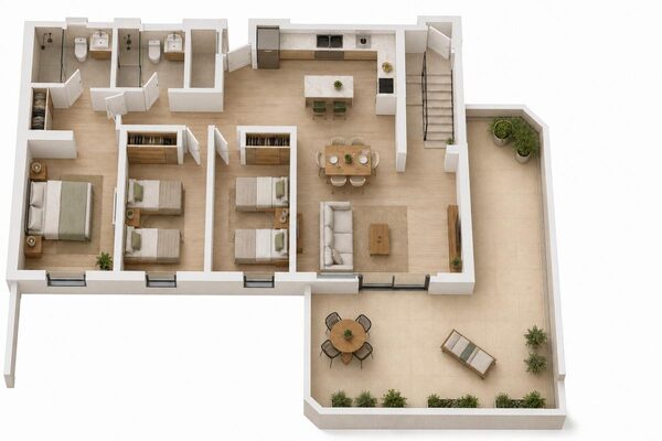Apartament w la-villajoyosa-vila-joiosa, Hiszpania, 76m² - obraz 16