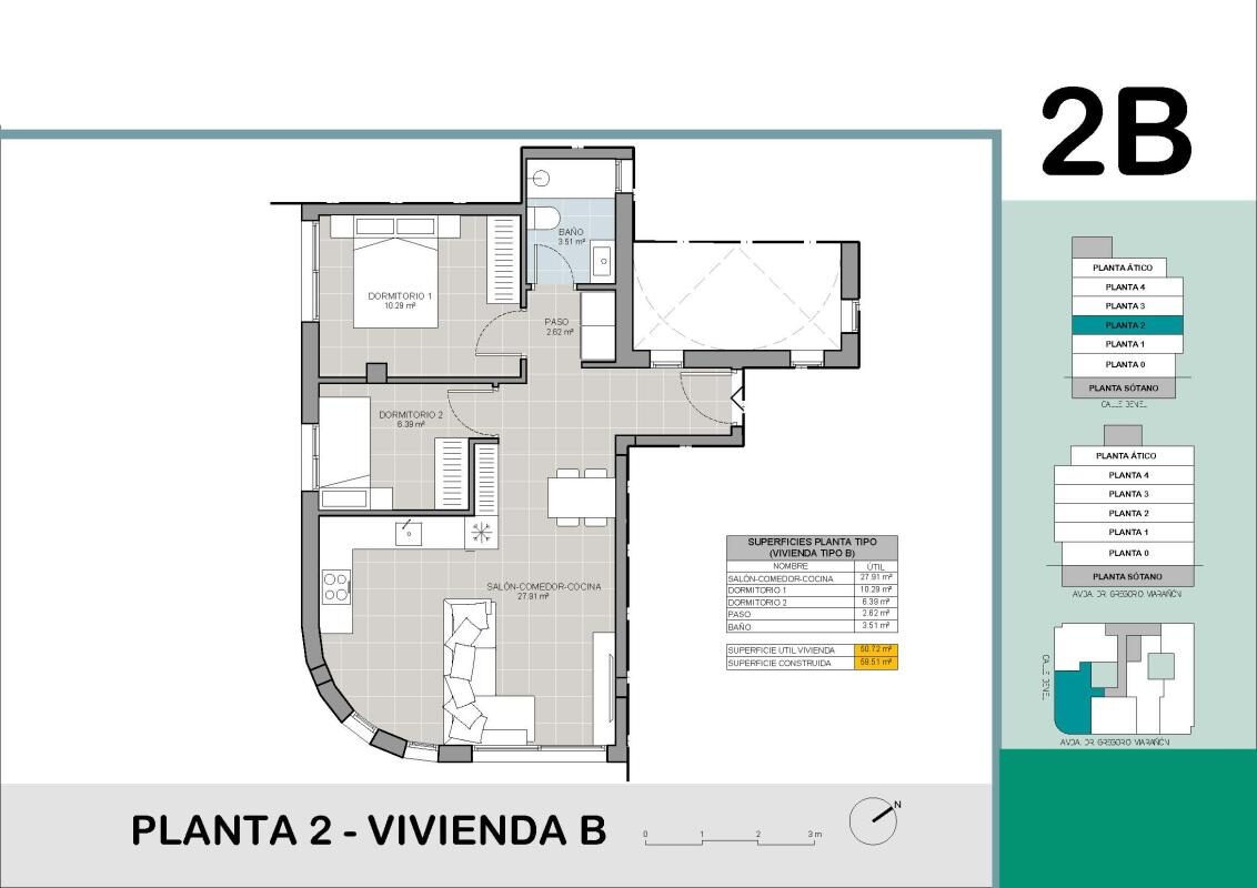 Квартира с 3 спальнями, 107м² в Торревьеха, Испания [ID: 0152-472570_361696]