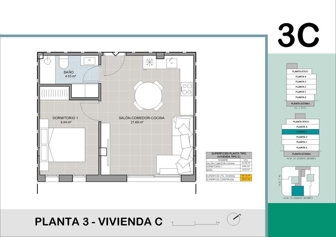 Квартира с 3 спальнями, 107м² в Торревьеха, Испания [ID: 0152-472570_361696]