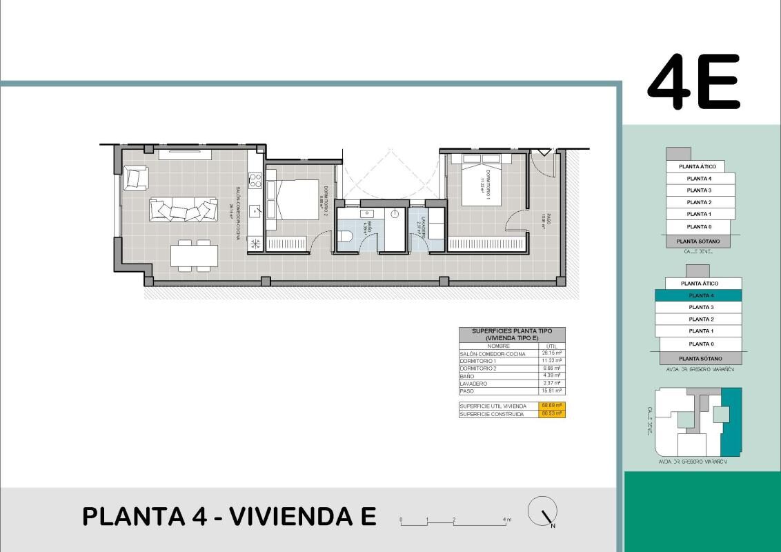 Квартира с 3 спальнями, 107м² в Торревьеха, Испания [ID: 0152-472570_361696]