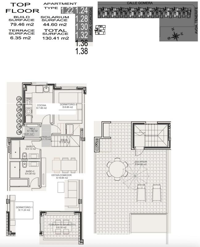 Apartment with 2 bedrooms, 79m² in Torrevieja, Spain [ID: 0152-470967_164720]