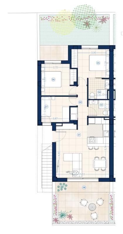 Bungalow z 2 sypialniami, 74m² w Torrevieja, Hiszpania [ID: 0152-467008_24011]