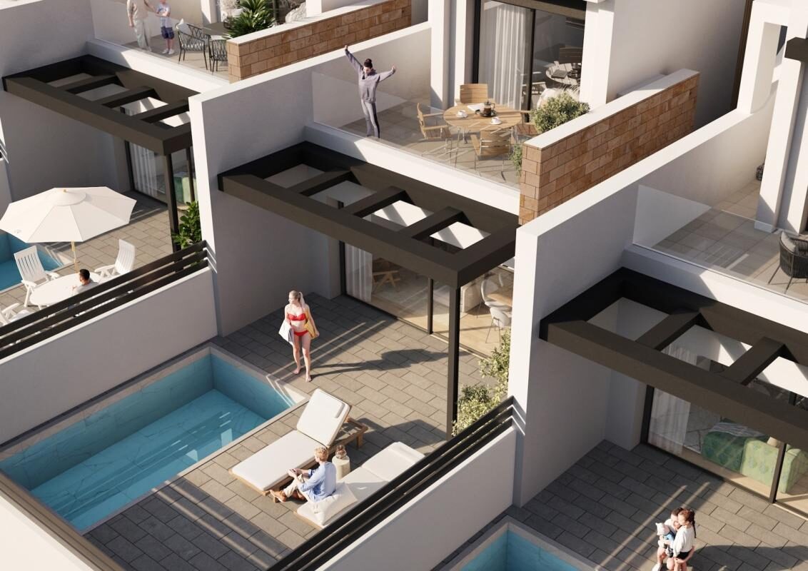 Townhouse with 3 bedrooms, 115m² in Torrevieja, Spain [ID: 0152-452392_452390]