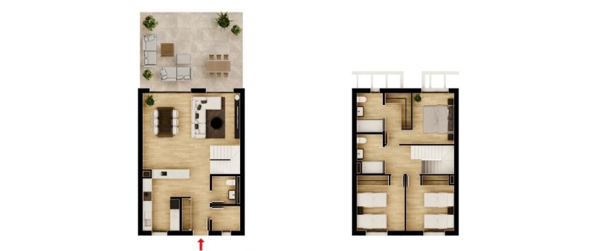 Квартира з 2 спальнями, 81м² в Монфорте-дель-Сід, Іспанія [ID: 0152-451963_93257]