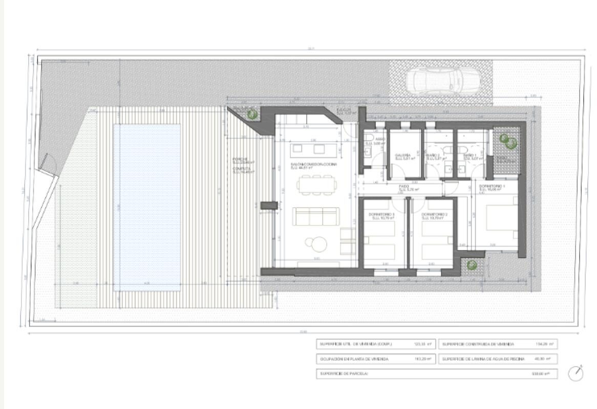 Willa z 3 sypialniami, 138m² w aspe, Hiszpania [ID: 0152-394976_394974]