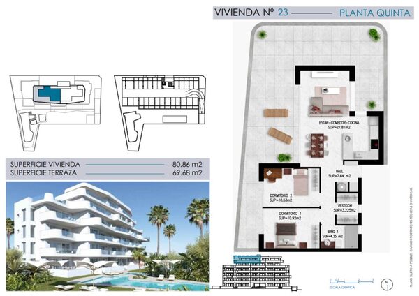 Квартира в Пілар-де-ла-Орадада, Іспанія, 70м² - зображення 9