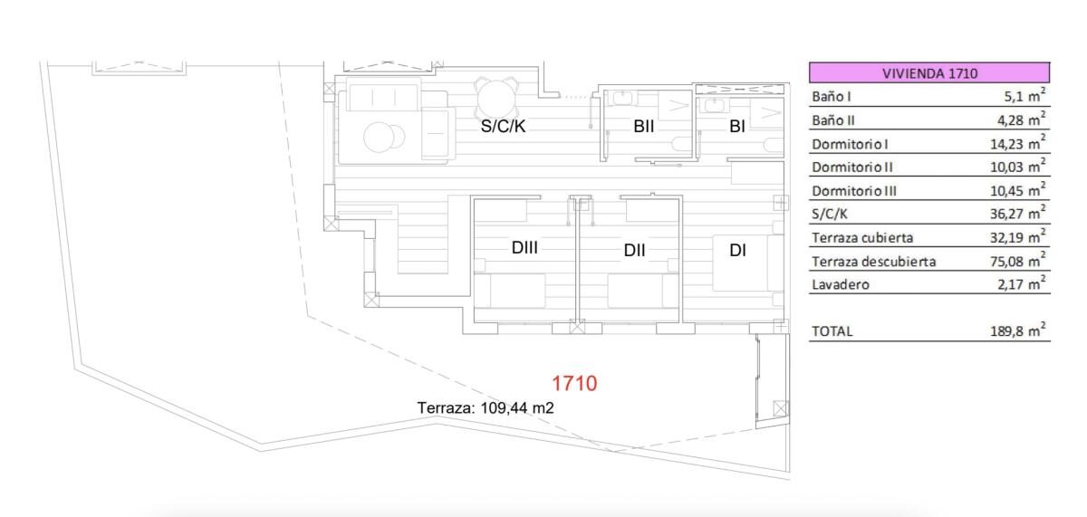 Квартира с 2 спальнями, 213м² в Сан-Мигель-де-Салинас, Испания [ID: 0152-358453_168918]