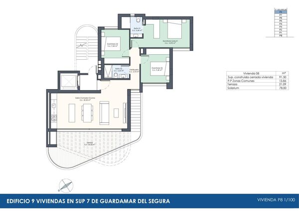 Квартира в Гуардамар-дель-Сегура, Іспанія, 91м² - зображення 16