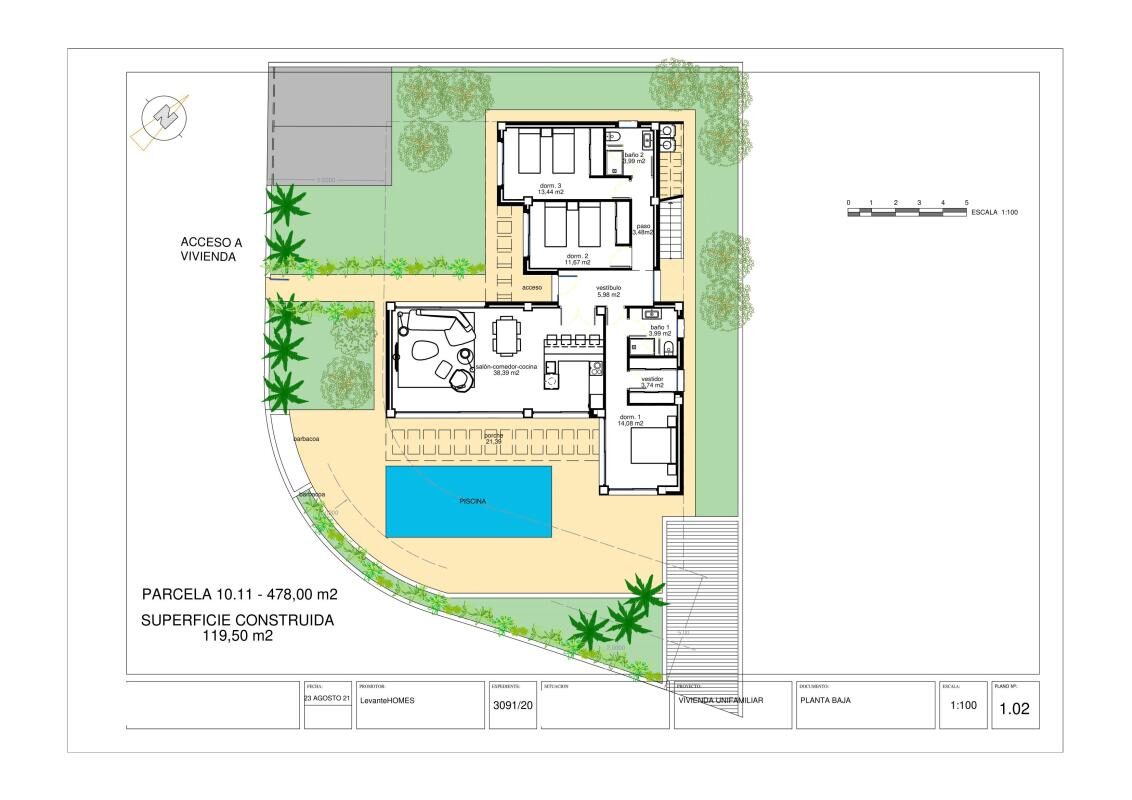 Willa z 3 sypialniami, 120m² w Polop, Hiszpania [ID: 0152-67078_24904]