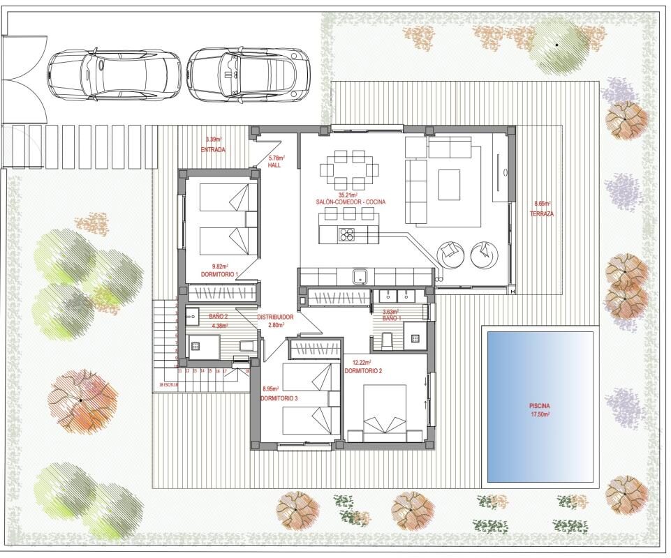 Willa z 3 sypialniami, 100m² w Polop, Hiszpania [ID: 0152-67079_24905]
