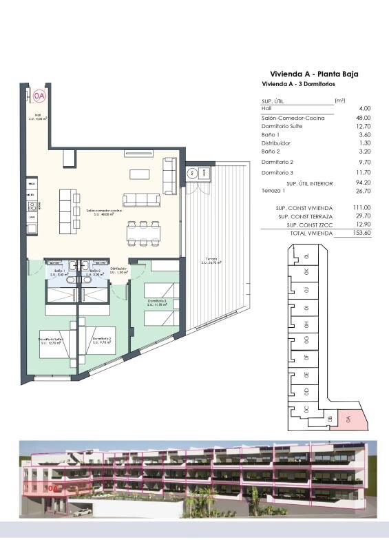 Квартира в Беніхофар, Іспанія, 128м² - зображення 11