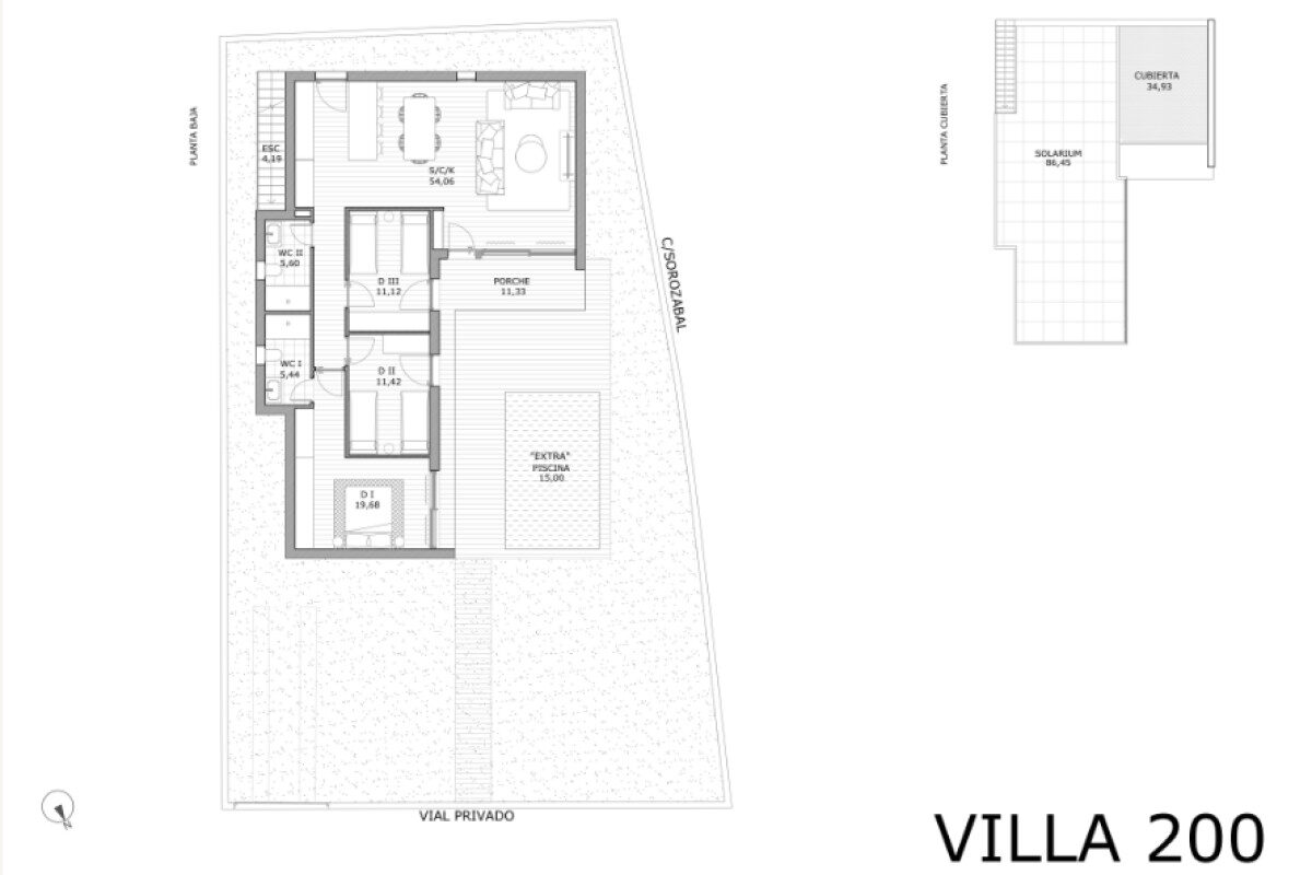 Willa z 3 sypialniami, 107m² w Сан-Мігель-де-Салінас, Hiszpania [ID: 0152-59160_53185]