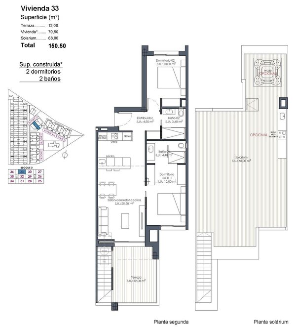 Пентхаус в Лос-Алькасарес, Іспанія, 70м² - зображення 35