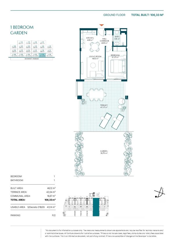 Квартира в Манільва, Іспанія, 46м² - зображення 31