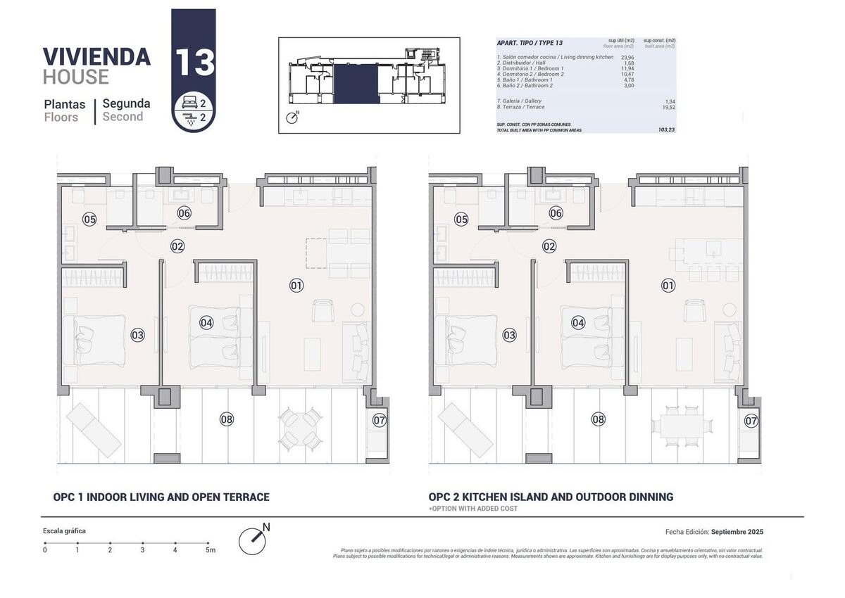 Квартира с 2 спальнями, 65м² в Вильяхойоса, Испания [ID: 0137-SP1869]