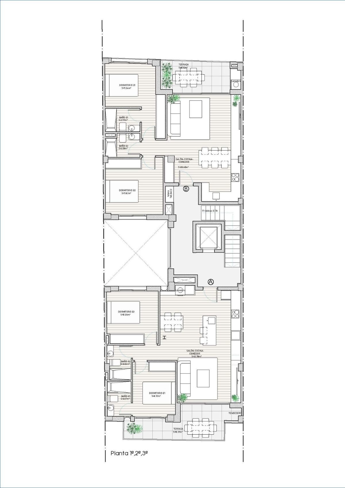 Квартира с 2 спальнями, 88м² в Гуардамар-дель-Сегура, Испания [ID: 0137-N10018]
