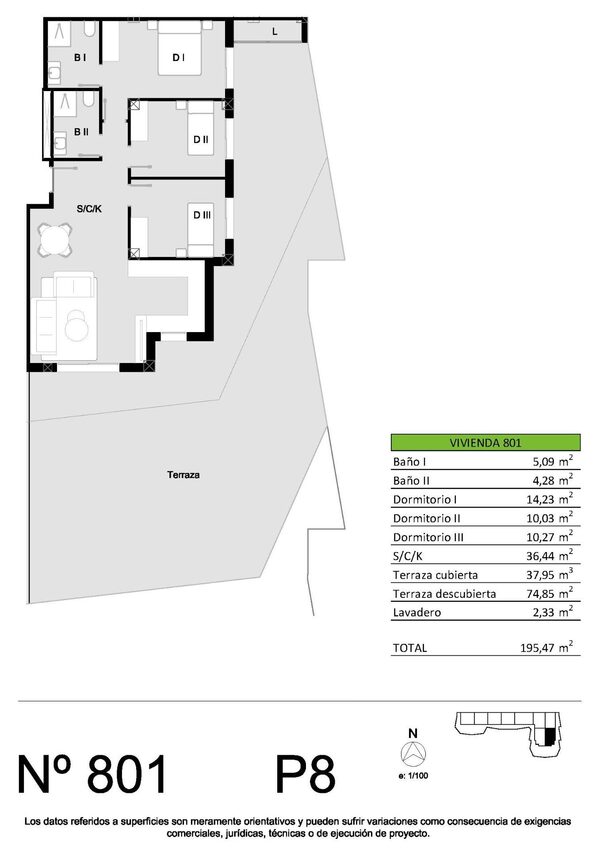 Penthouse w Сан-Мігель-де-Салінас, Hiszpania, 80m² - obraz 15