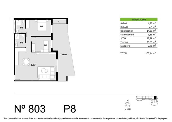 Penthouse w Сан-Мігель-де-Салінас, Hiszpania, 76m² - obraz 15
