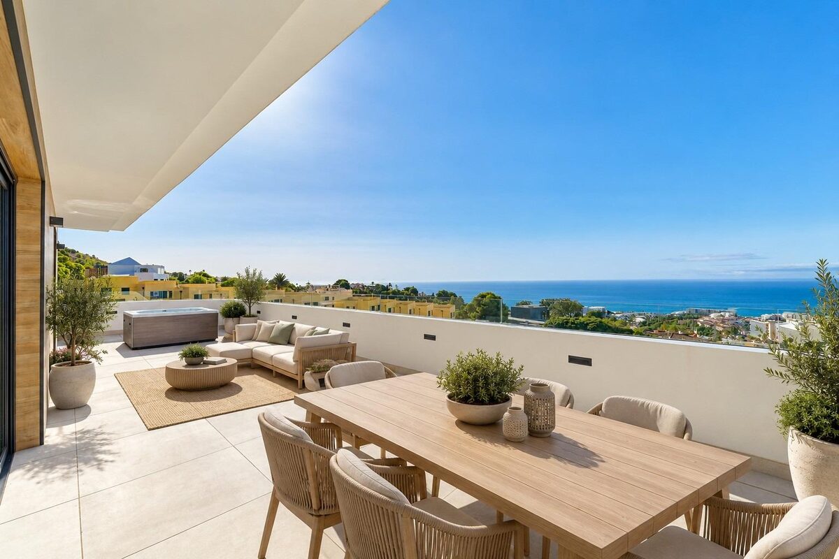 Penthouse z 3 sypialniami, 147m² w Fuengirola, Hiszpania [ID: 0137-SP1889]