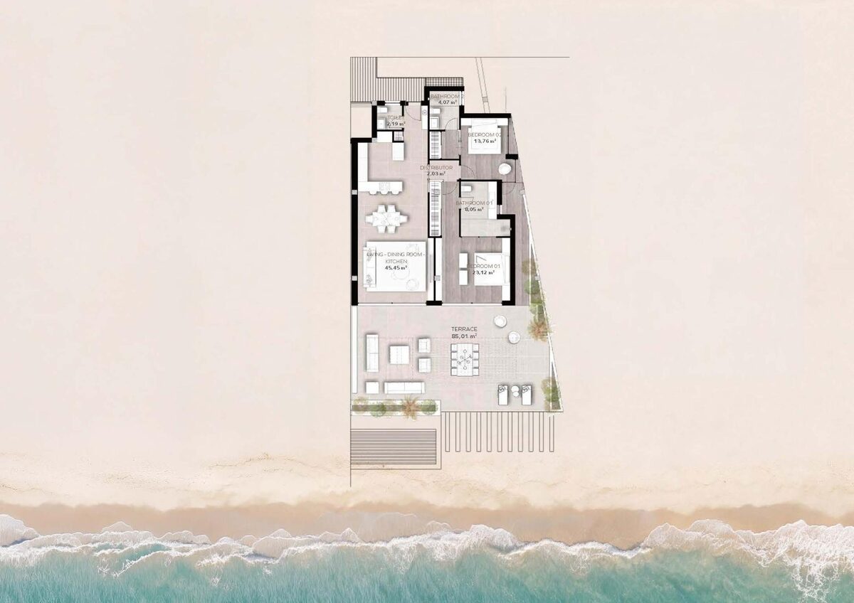 Apartment with 2 bedrooms, 113m² in Estepona, Spain [ID: 0137-SP1882]