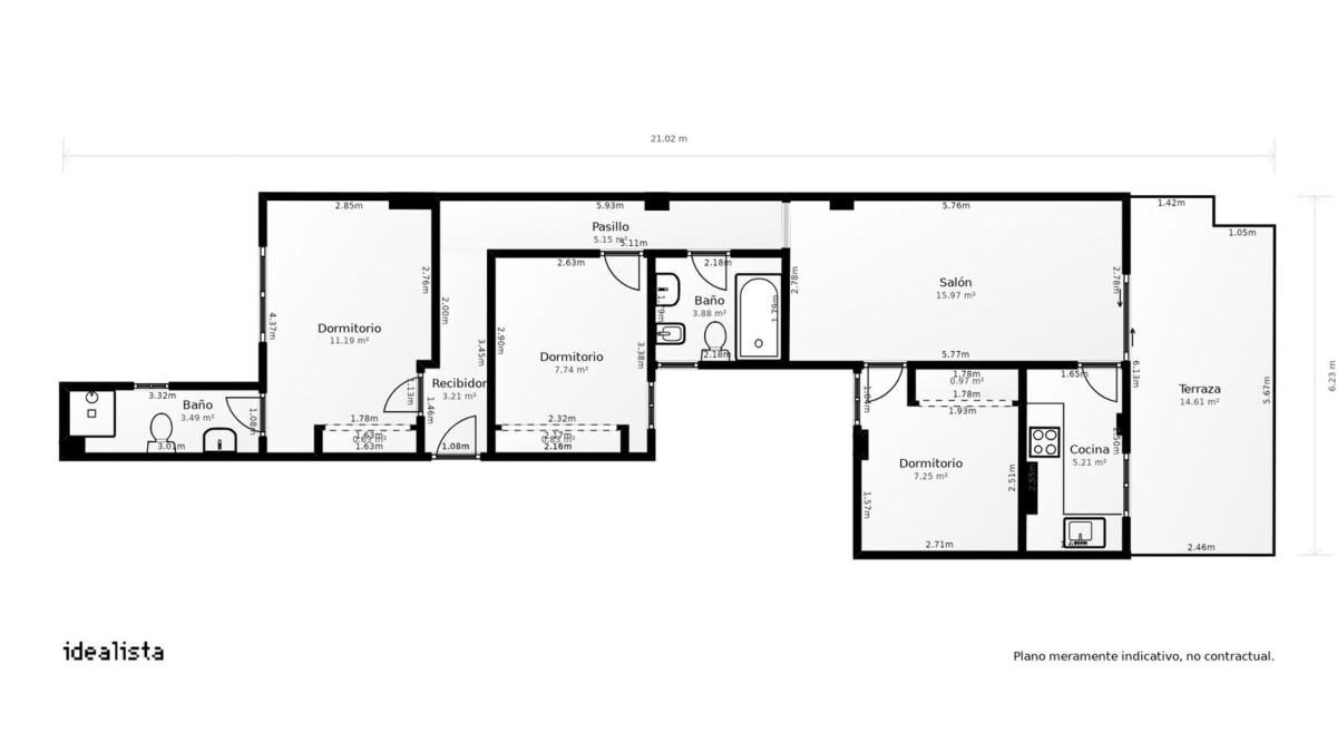 Apartment with 3 bedrooms, 92m² in Torrevieja, Spain [ID: 0152-531823]