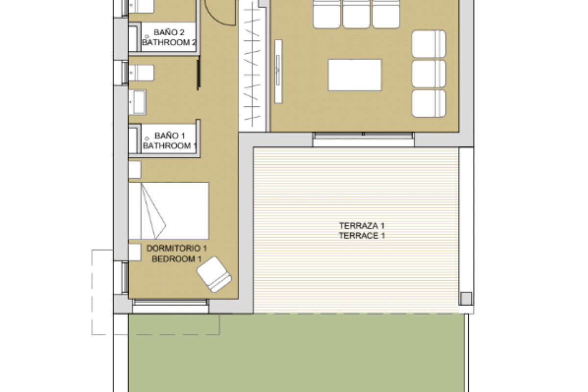 Квартира з 3 спальнями, 100м² в campoverde-spring, Іспанія [ID: 0152-67309_59454]