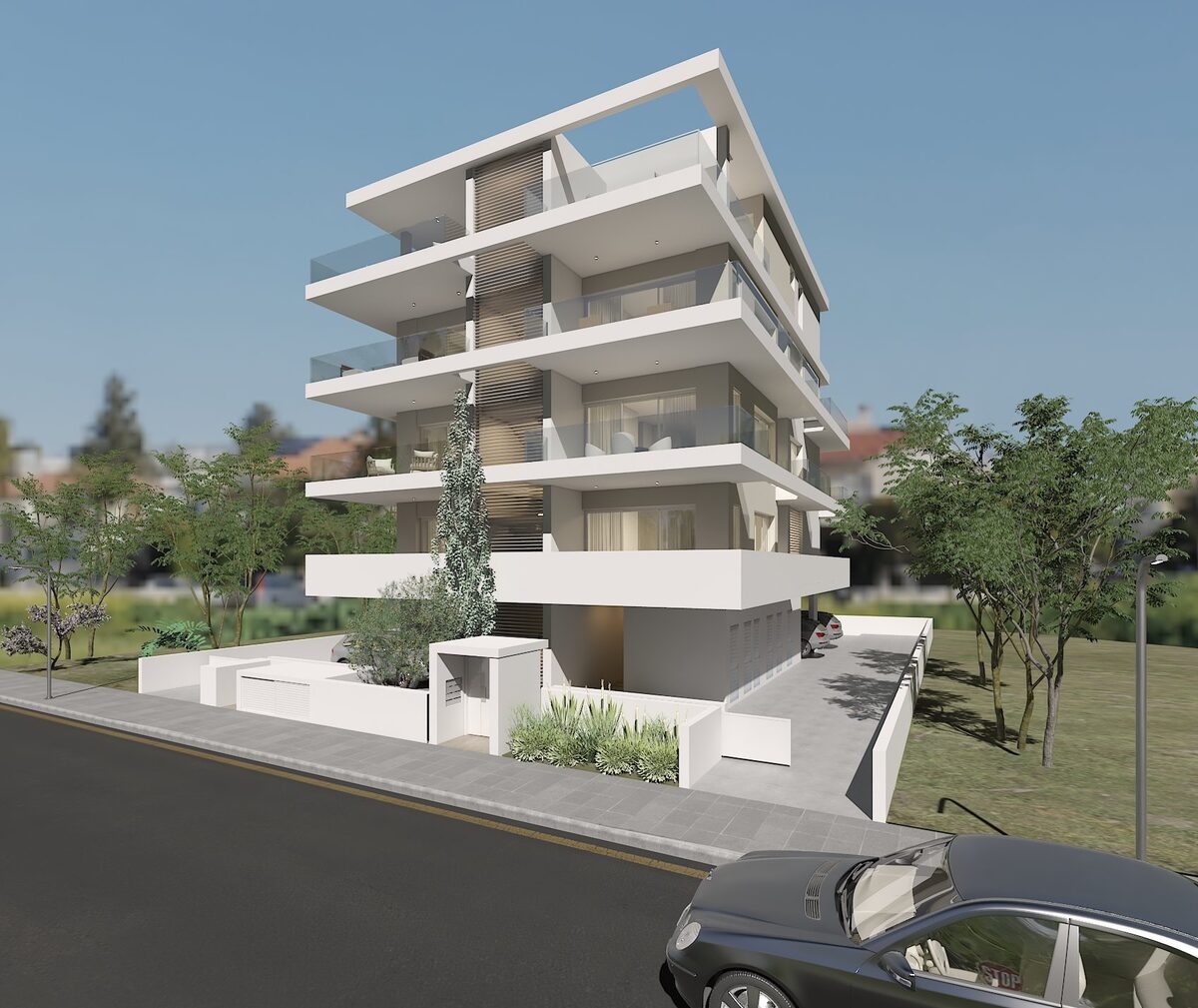 Apartament z 3 sypialniami, 126.00m² w mesa-geitonia, Cypr [ID: 0602-1249]