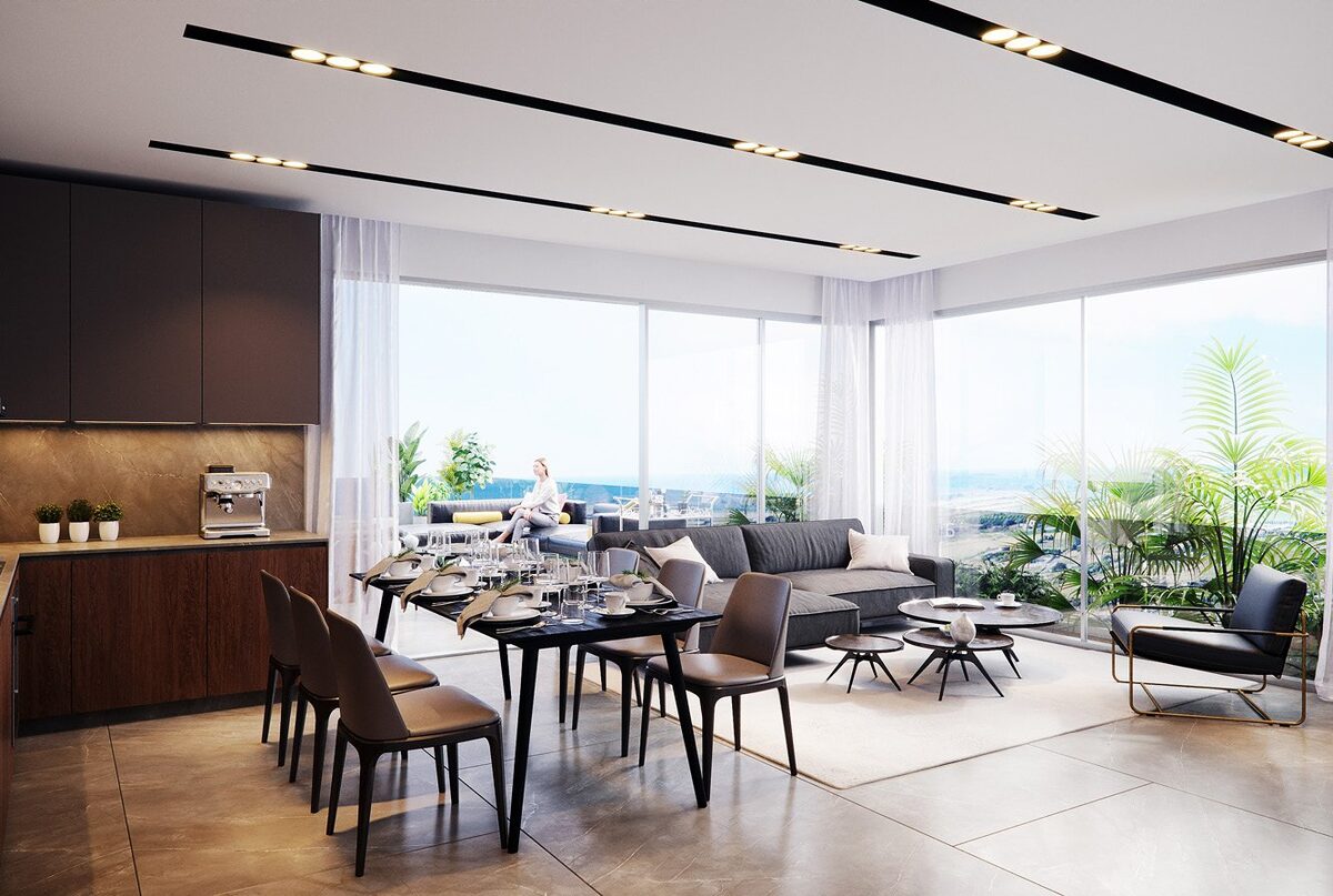 Квартира с 3 спальнями, 110.00м² в makenzy, Кипр [ID: 0602-1627]
