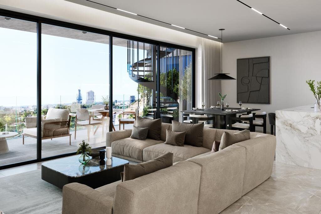 Penthouse with 2 bedrooms, 85.00m² in germasogeia, Cyprus [ID: 0602-1643]