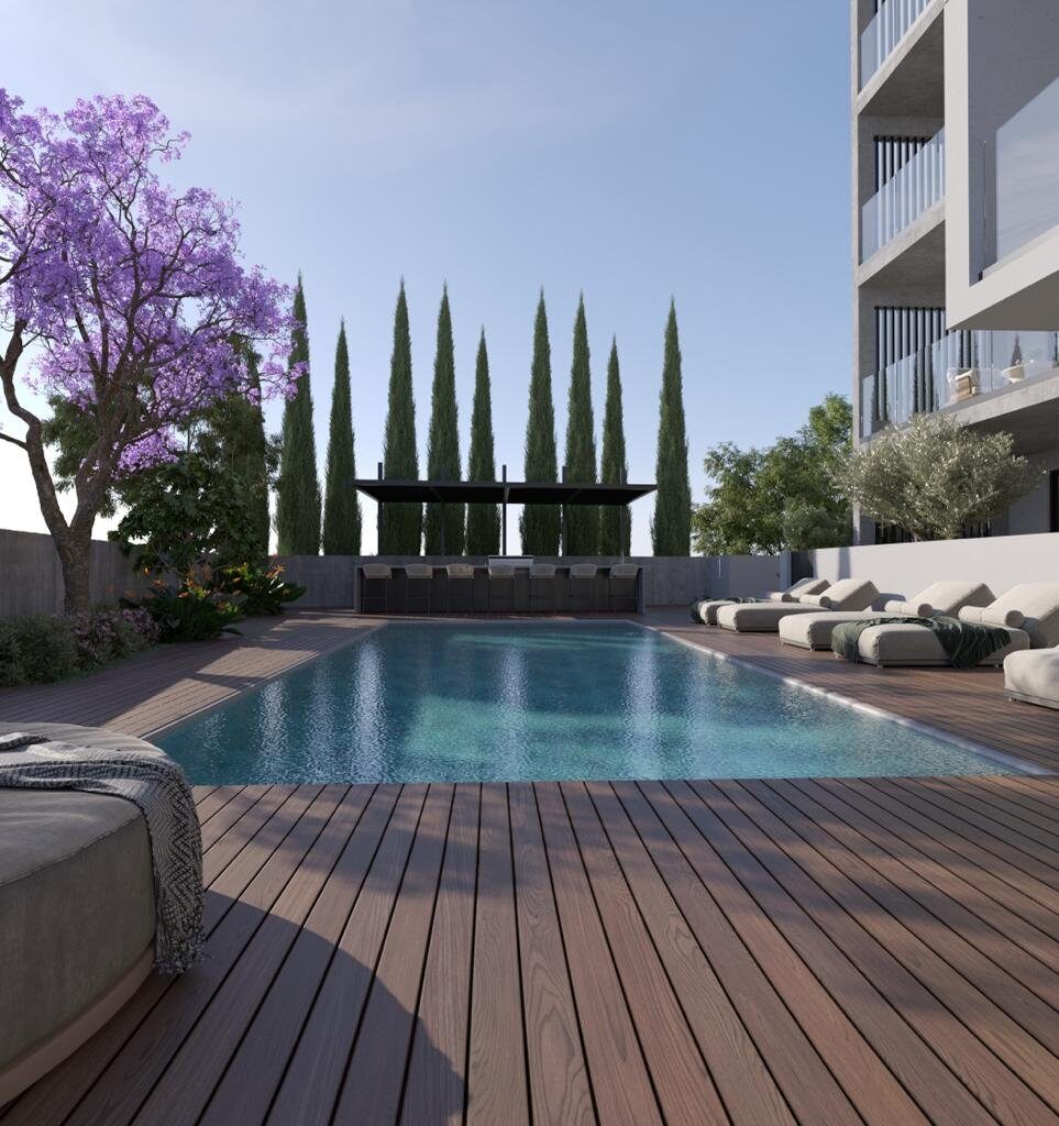 Penthouse with 2 bedrooms, 85.00m² in germasogeia, Cyprus [ID: 0602-1643]