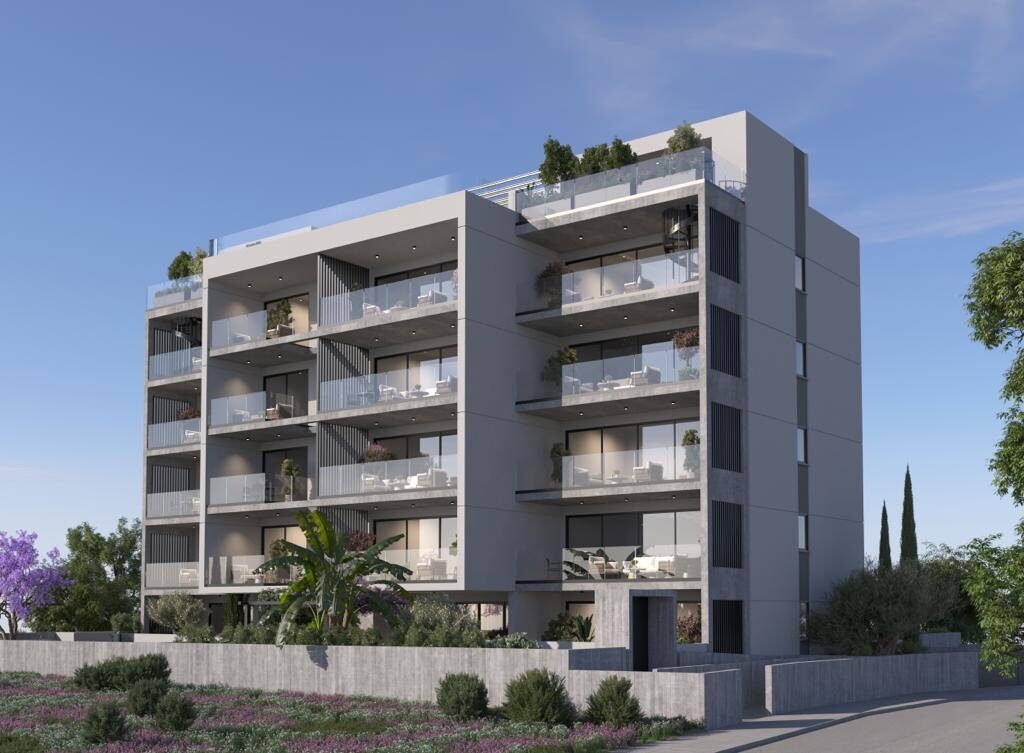 Penthouse with 2 bedrooms, 85.00m² in germasogeia, Cyprus [ID: 0602-1643]