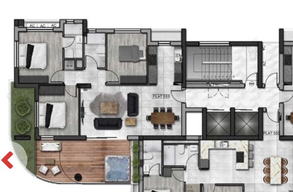 Квартира в makenzy, Кіпр, 99.00м² - зображення 7