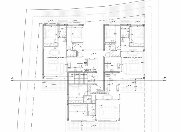 Квартира в germasogeia, Кіпр, 96.50м² - зображення 4