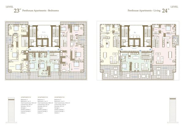 Пентхаус в germasogeia-tourist-area, Кипр, 284.00м² - изображение 3